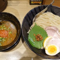 【限定】濃厚えびつけめん（1,490円）+特盛（250円）