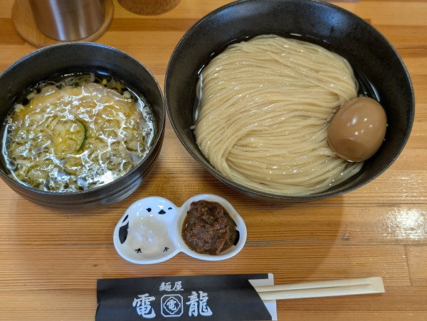 「2周年限定昆布水つけ麺塩ver」@麺屋電龍の写真