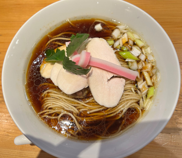 「シン・鶏SOBA 1300円」@Ginza Noodles むぎとオリーブの写真