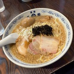 背脂煮干ラーメン・味玉
