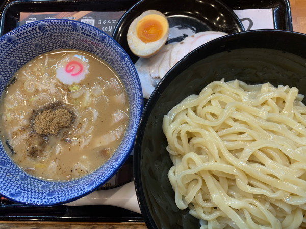 「特製濃厚魚介豚骨つけめん頑者」@らあめん花月嵐 いわき湯本店の写真