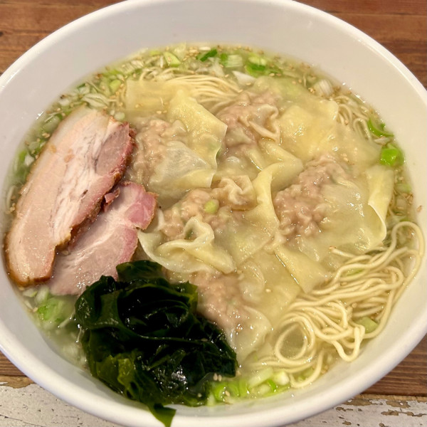 「わんたんそば（塩）」@レニー食堂の写真