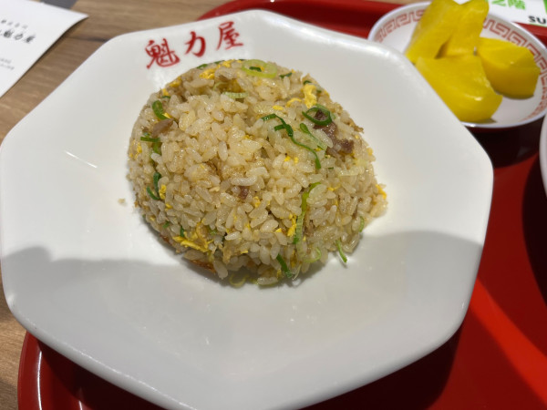 「焼きめし定食（小）」@京都北白川ラーメン魁力屋 イオンモールいわき小名浜店の写真