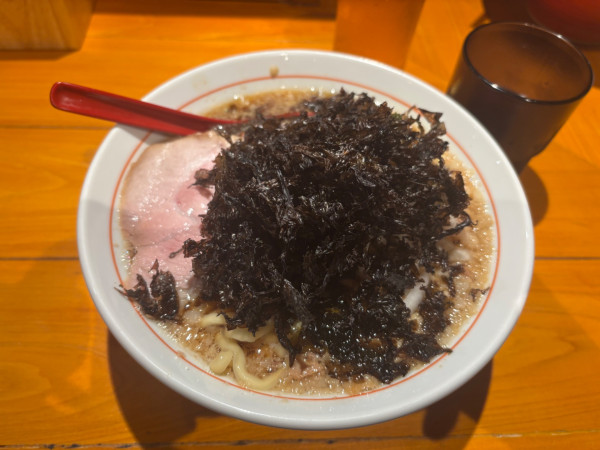 「岩のり背脂煮干」@背脂煮干し中華そば 和市 大崎店の写真