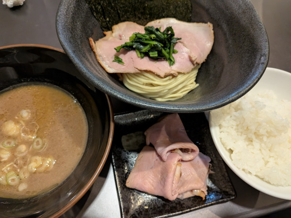 「つけ麺 1000円 チャーシューTP他」@らぁーめん 滿帆家の写真
