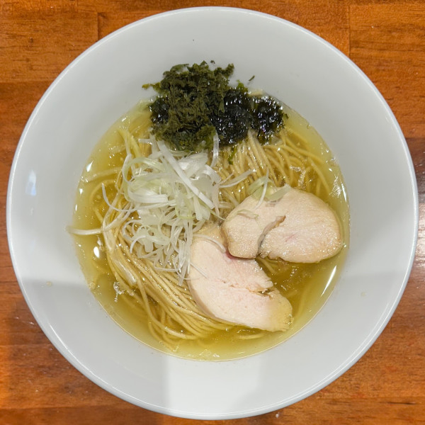 「鶏と節のWスープ塩」@鳥左近の写真