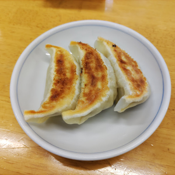 「焼き餃子（3個）」@ぎょうざの満洲 久米川南口店の写真
