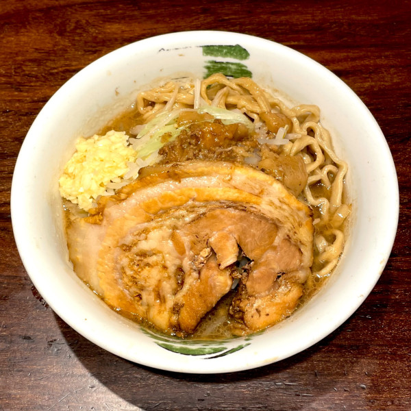 「雷そばミニ (麺150g)」@ラーメン 雷 東京本丸店の写真