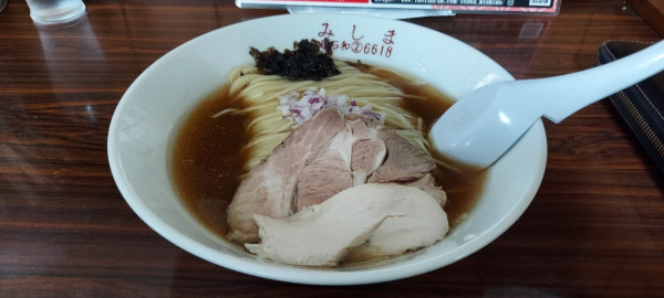 「淡麗煮干しソバ」@みしまの写真