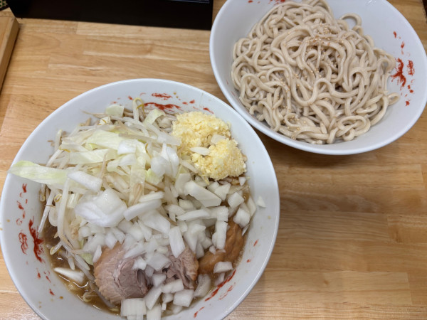 「つけ麺+タマネギ」@ラーメン 登良治郎の写真