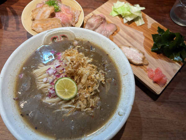 「[限定]ゴリゴリニゴリヒヤヒヤサマー麺+肉メッシ」@NATURAL TASTEの写真