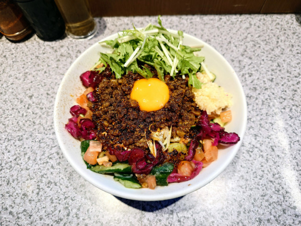 「限定 宮し坦々(担々) 並盛」@ラーメン宮郎の写真