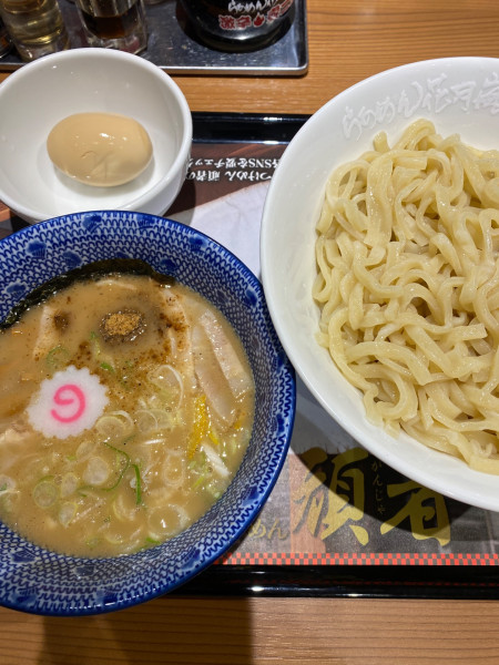 「頑者（濃厚魚介豚骨つけめん）中盛り」@らあめん花月嵐 橋本南口店の写真