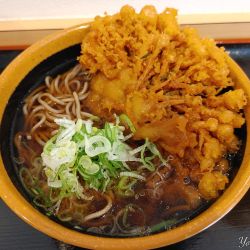 えのき天そば（530円）