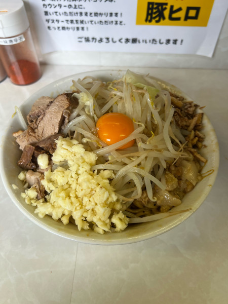 「汁なし　少なめ」@ラーメン豚ヒロの写真