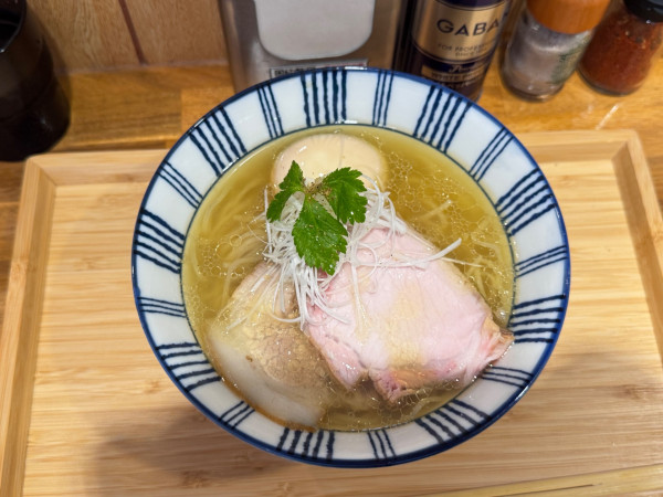 「味玉塩らーめん 1100円」@だん善ラーメンの写真