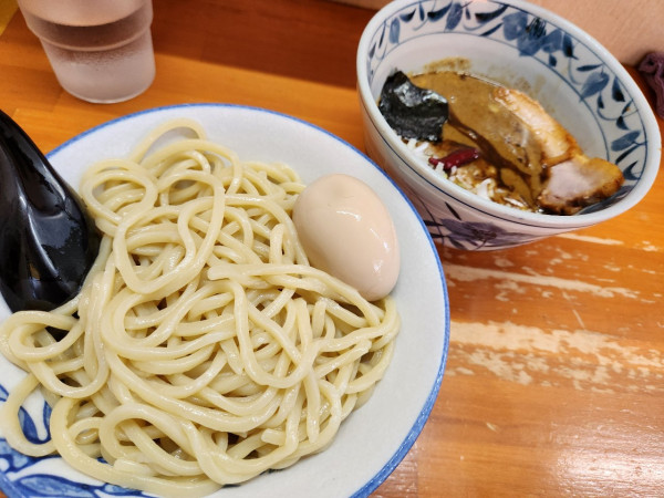 「カレーつけ麺 200g 味玉」@自家製麺 福は内の写真