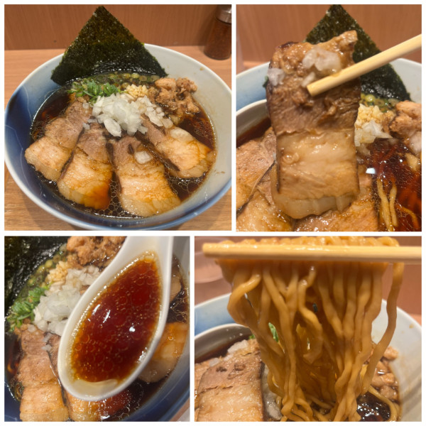 「【柏濃麺や39名】柏ブラックチャーシュー麺1500円」@ラーメンWalkerキッチンの写真