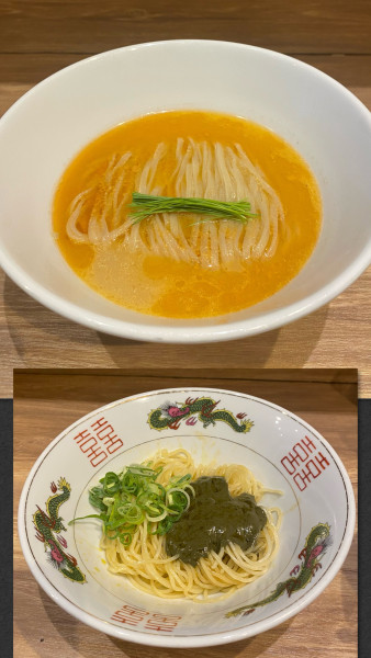 「冷や蟹(北海道噴火湾産活ワタリガニ)¥1600・他」@麺庵 利休の写真