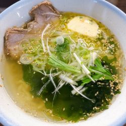 塩ゆずバター塩ラーメン（970円）