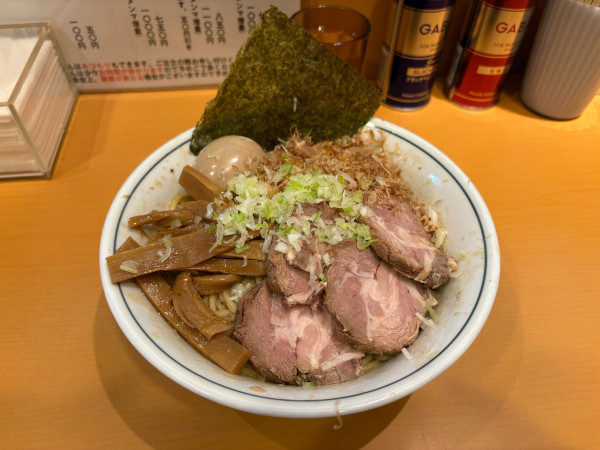 「得油そば + 中盛」@らーめん文蔵の写真