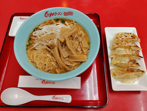 「味噌メンマラーメン」@くるまやラーメン 下戸祭店の写真