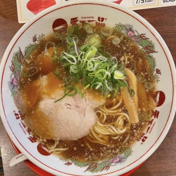 「あっさりラーメン」@天下一品 難波ウィンズ前店の写真