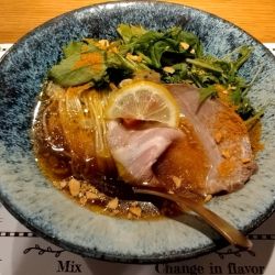 冷やし鶏醤油そば_1050円