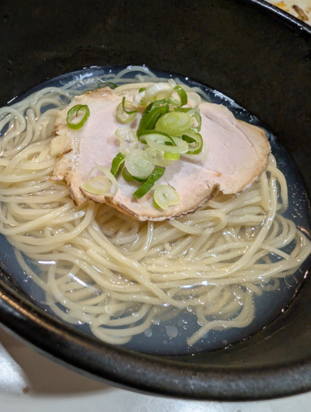 「松茸・牡蠣・鯛出汁の冷かけ(仮称)」@ラーメン哲史の写真