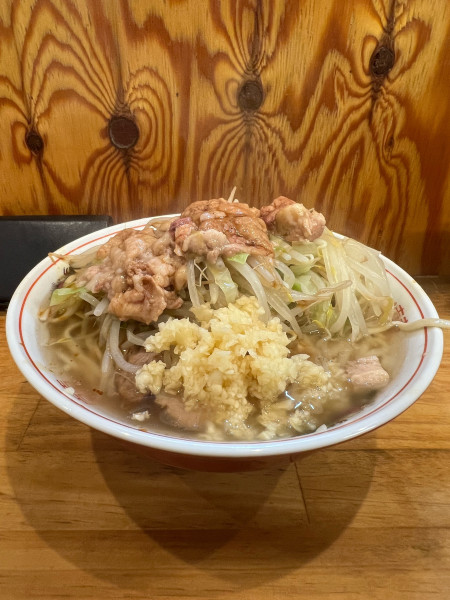 「大ラーメン 1000円 全増し」@ラーメン二郎 前橋千代田町店の写真