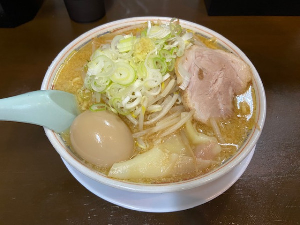 「みそ中華そば+味玉+ワンタン(3個)」@丸中華そばの写真