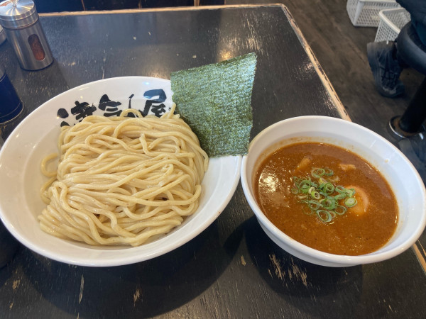 「辛つけ麺大盛2辛」@つけ麺 津気屋 川口店の写真
