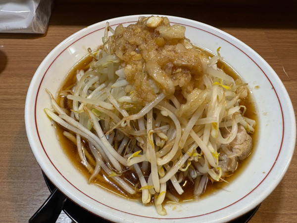 「豚ラーメン(小)250g」@ラーメン 盛 竹ノ塚店の写真