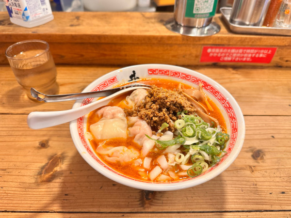「濃厚担々麺＋ワンタン」@井田商店の写真