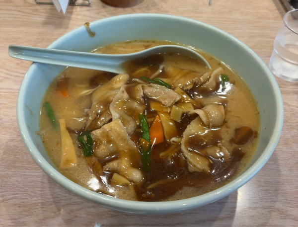 「焼肉ラーメン 餃子」@手打らーめん 岩間の写真
