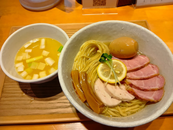 「特製昆布水つけ麺 塩」@Hamano Comugiの写真