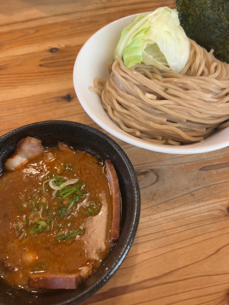 「海老つけ麺(肉まし)」@らーめん いつ樹 本店の写真