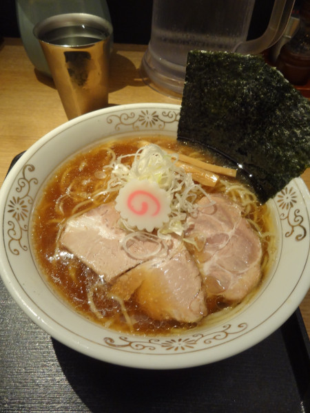 「冷製中華そば1100円」@中華そば 勝本の写真