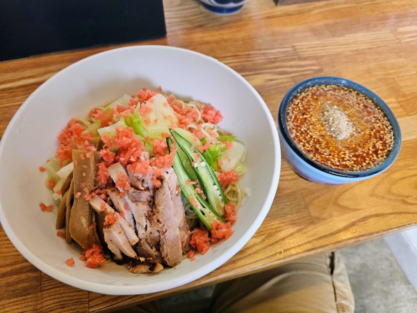 「冷やし辛しつけそば」@中華そば専門 とんちぼの写真