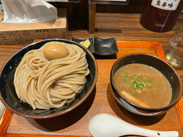 「味玉つけ蕎麦」@中華そば ひら井 たまプラーザ店の写真