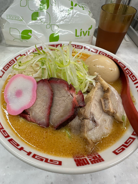 「特製味噌ラーメン(太麺)」@MISO HANAMICHI 本店の写真