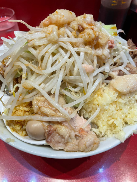 「小ラーメン ショウガ半分 崩 ゼンマシ」@ラーメン二郎 西台駅前店の写真