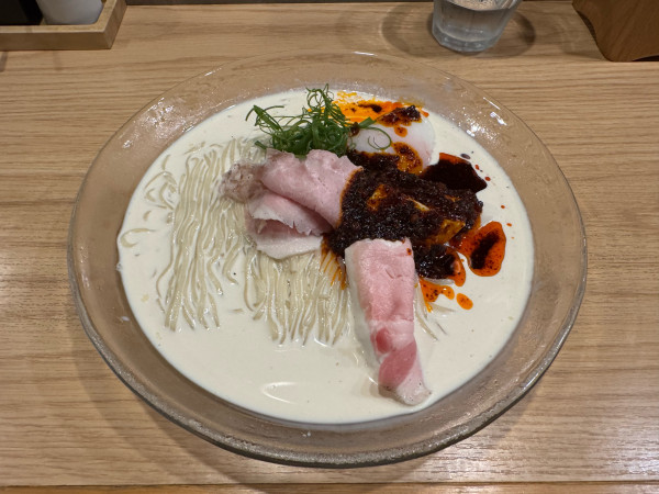 「冷製クリーム豆乳辣麺」@らーめんMAIKAGURAの写真