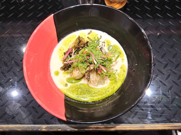 「【限定】カキの冷製みそラーメン」@トーキョーニューミクスチャーヌードル 八咫烏 CHIKARABOの写真