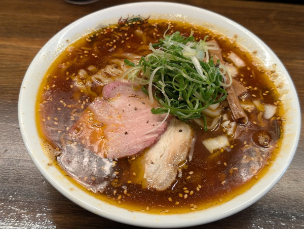 「香醋とラー油の中華そば」@麺や一芯の写真