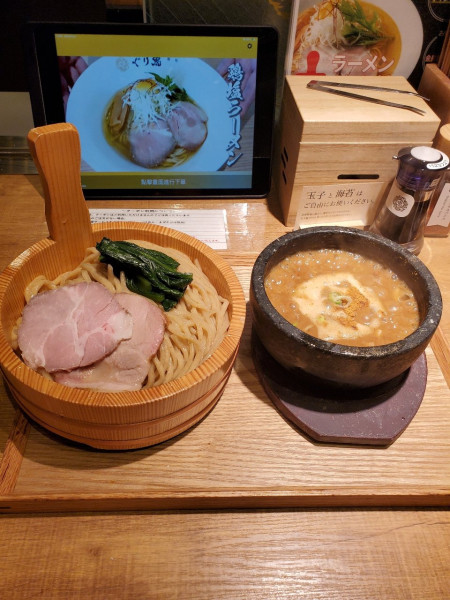 「濃厚豚骨魚介つけ汁」@麺処ぐり虎 イオンモールナゴヤドーム前店の写真