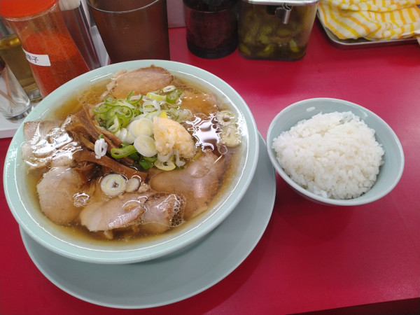 「中華そば(ご飯無料)¥790-」@中華そば専門 邦ちゃん 新小岩店の写真