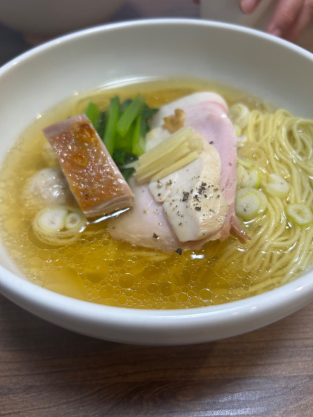 「特選　奥久慈しゃもの淡麗　塩そば」@中華そば ひしおの写真