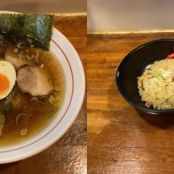 中華そば＋半チャーハン（Aセット）　1150円