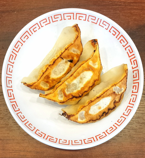 「定食の餃子 120円＋税相当」@京都北白川ラーメン魁力屋 大府店の写真